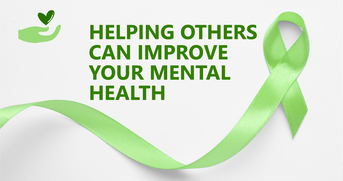 Helping others can improve your mental health